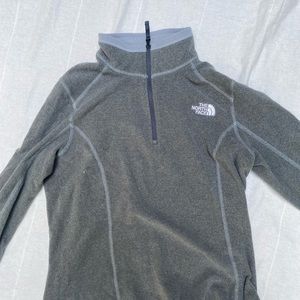 The North Face Half Zip Fleece in Grey